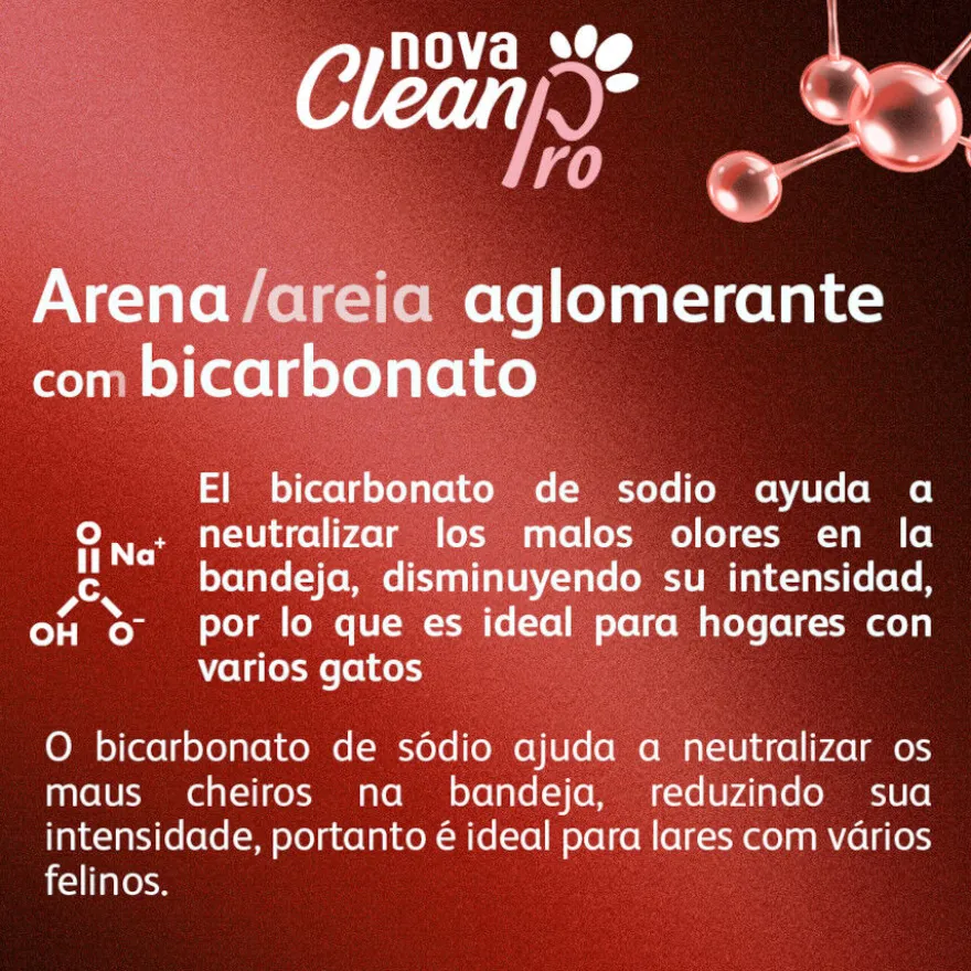 Nova Clean Pro Areia Multicat para gatos