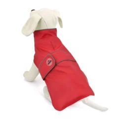 Outech Apolo Capa de Chuva Impermeável vermelha para cães