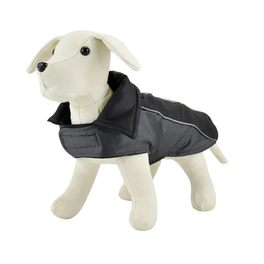 Outech Capa de Chuva Impermeável preto para cães