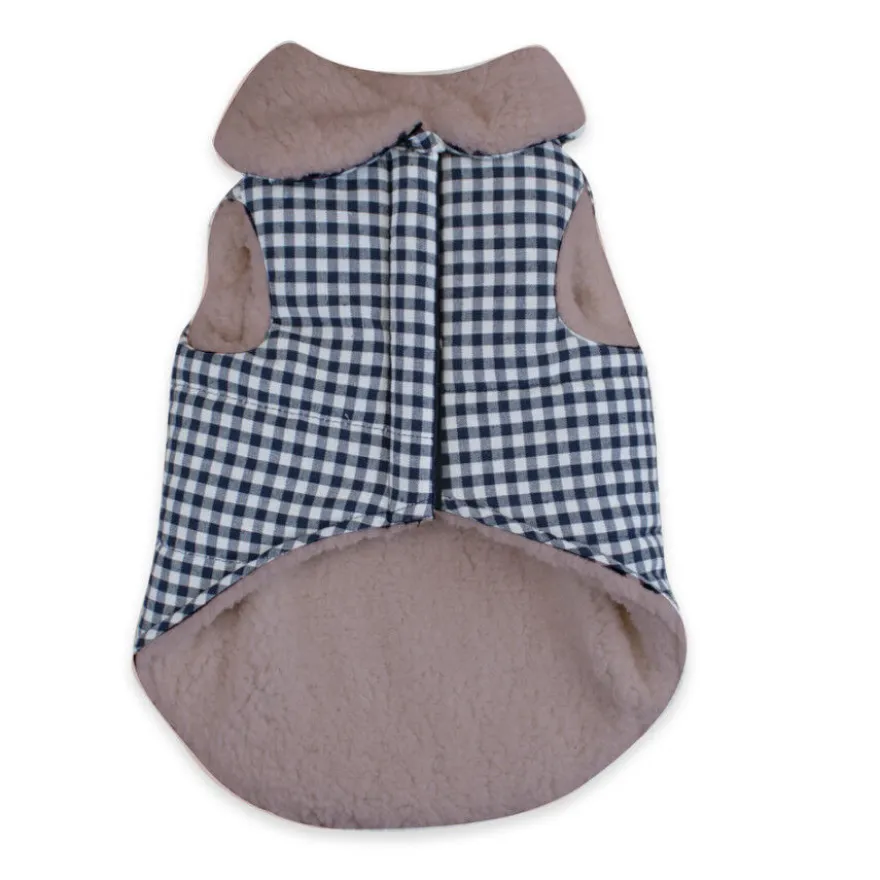 Outech Casaco Bomber Vichy Navy para cães
