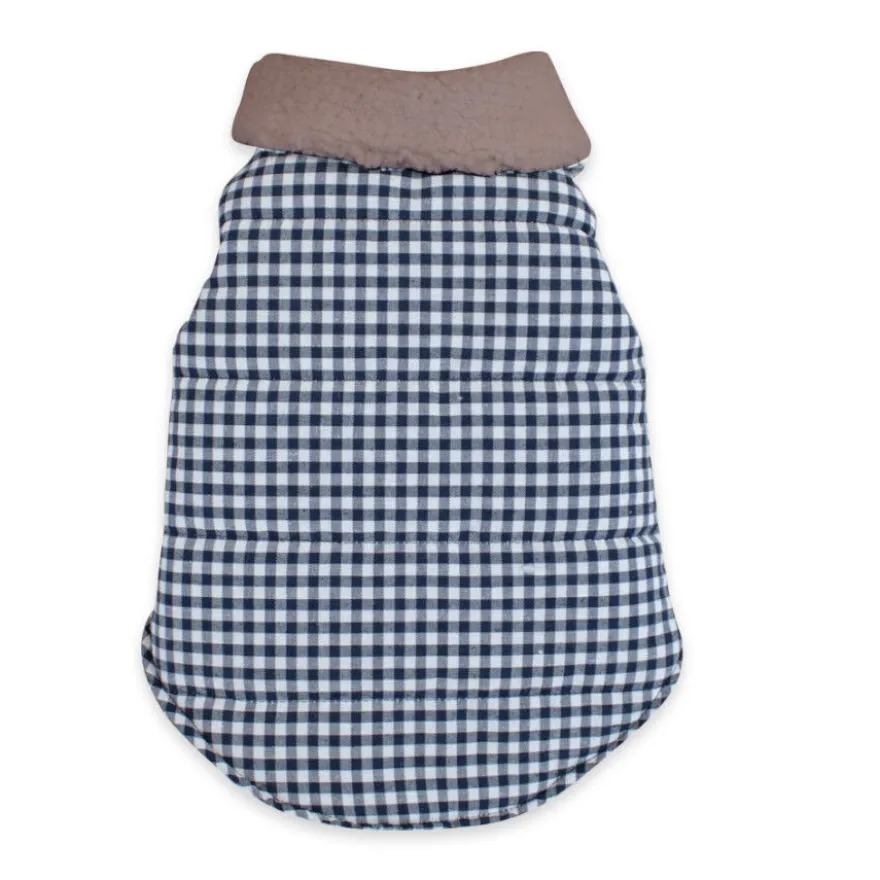 Outech Casaco Bomber Vichy Navy para cães