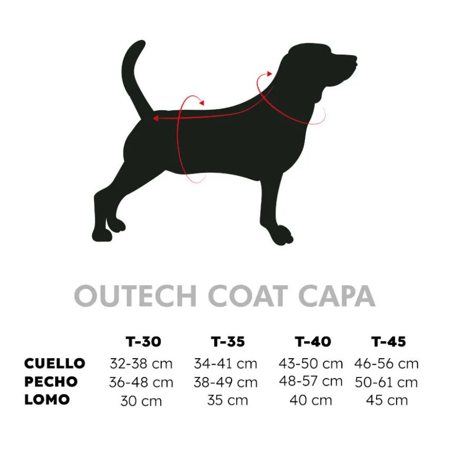 Outech Casaco Castanho em Borrego para cães
