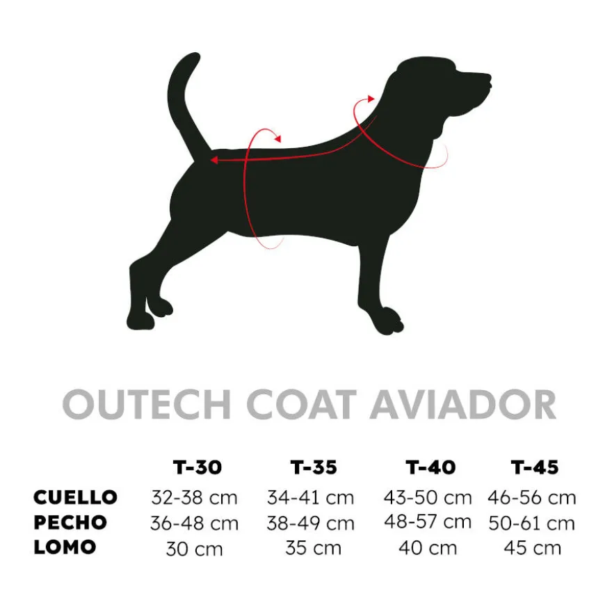 Outech Casaco Estilo Aviador Rosa e Azul para cães