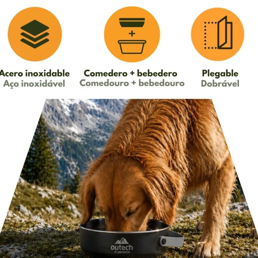 Outech X-perience Comedouro Portátil para cães