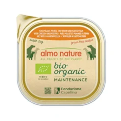 Petisco para cães Almo Nature Bio Organic Maintenance sem grãos de frango com batatas