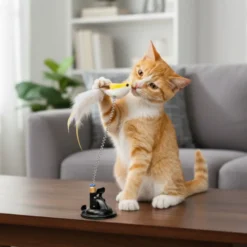 PLAYOLOGY BRINQUEDO PÁSSARO COM MOLA E VENTOSA PARA GATOS