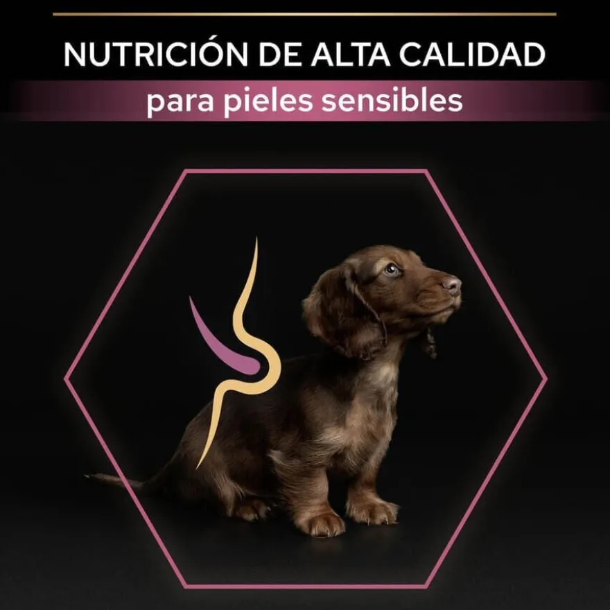 Pro Plan Puppy Small & Mini OptiDerma Salmão ração