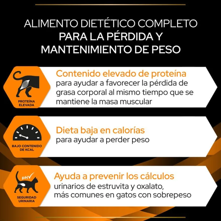 Pro Plan Veterinary Diets Obesity Management OM ração para gatos
