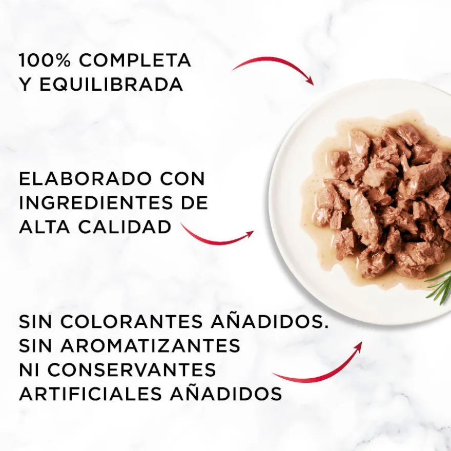 Purina Gourmet Mon Petit Seleção Carne com molho em saqueta para gatos