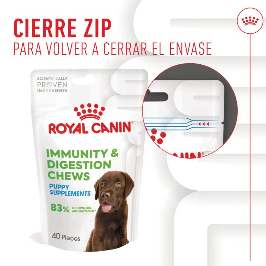 Royal Canin Immunity & Digestion Chews Puppy Suplemento Nutricional para Cães