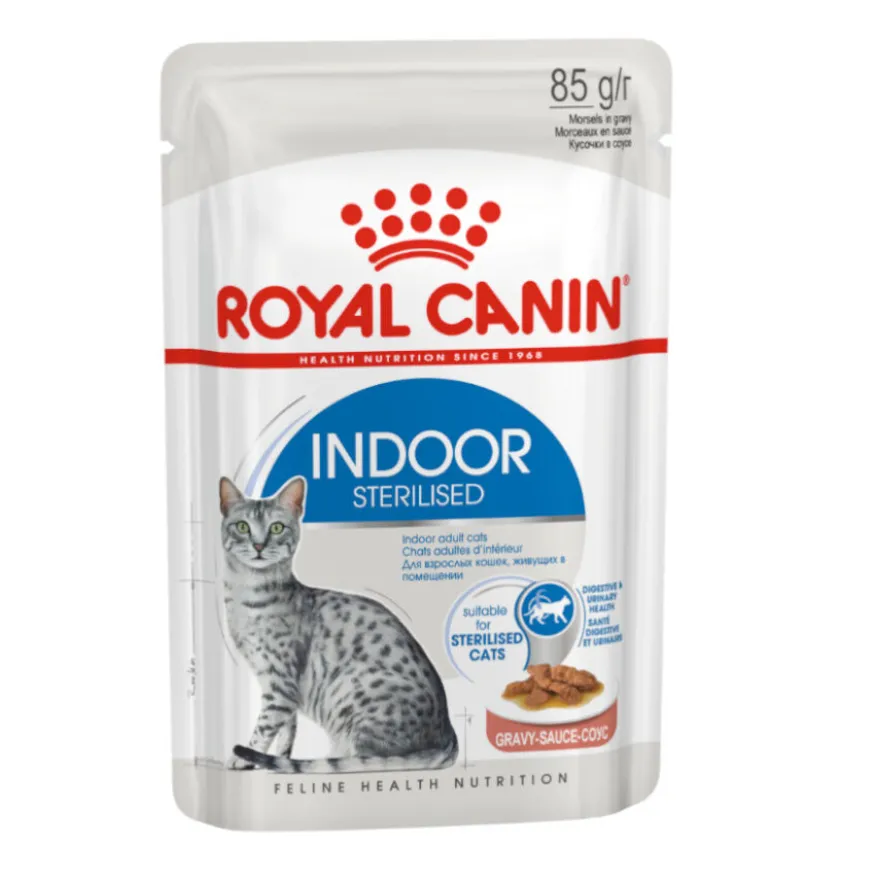 Royal Canin Indoor Sterilised saqueta em molho para gatos