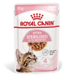 Royal Canin Kitten Sterilised alimento húmido em molho saquetas para gatos