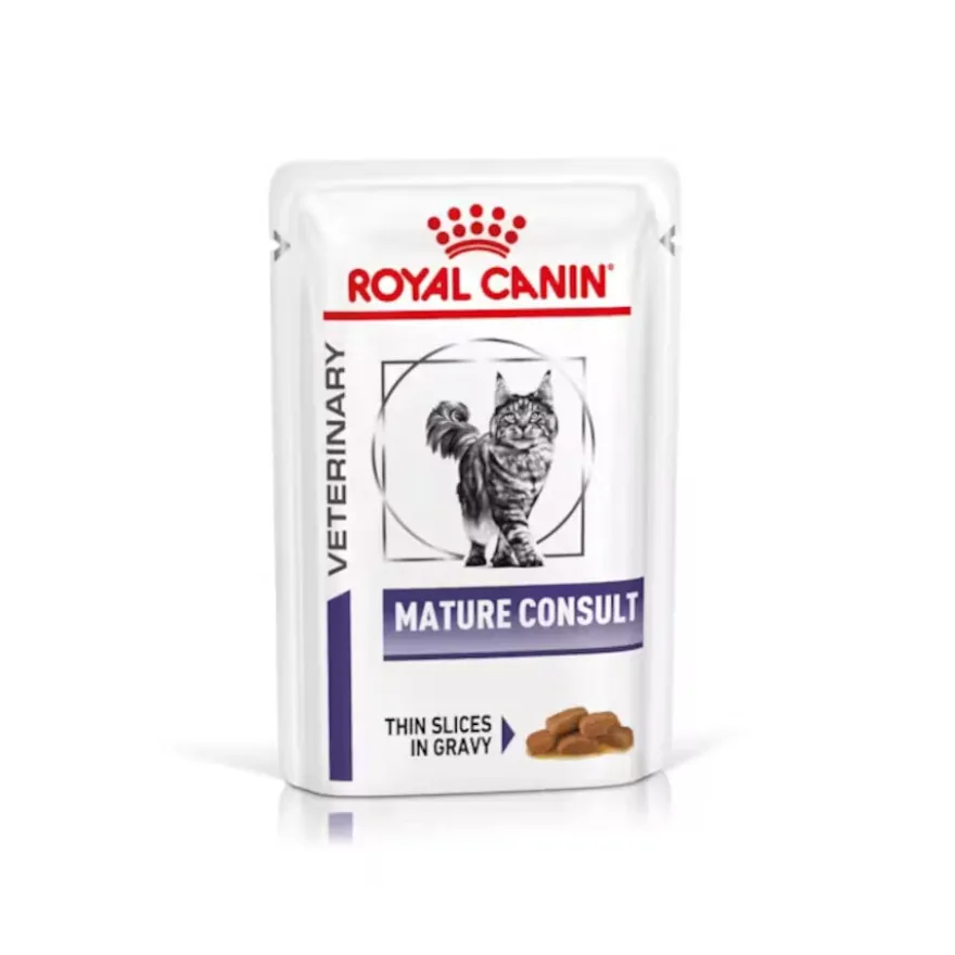 Royal Canin Mature Consult Láminas em molho Sachet para gatos