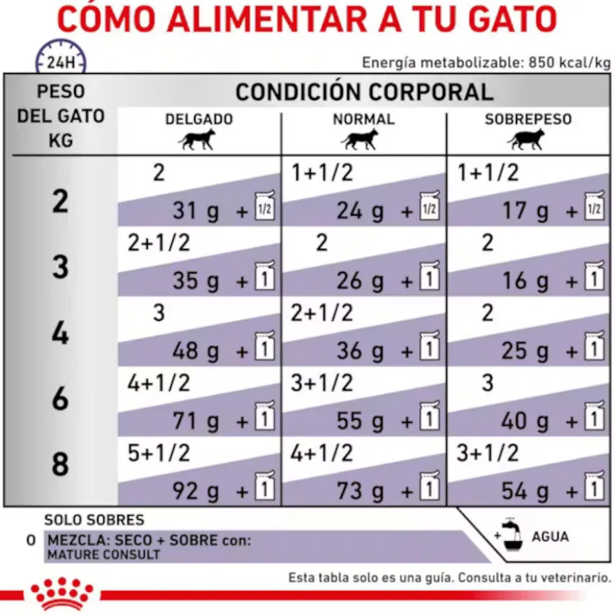 Royal Canin Mature Consult Láminas em molho Sachet para gatos