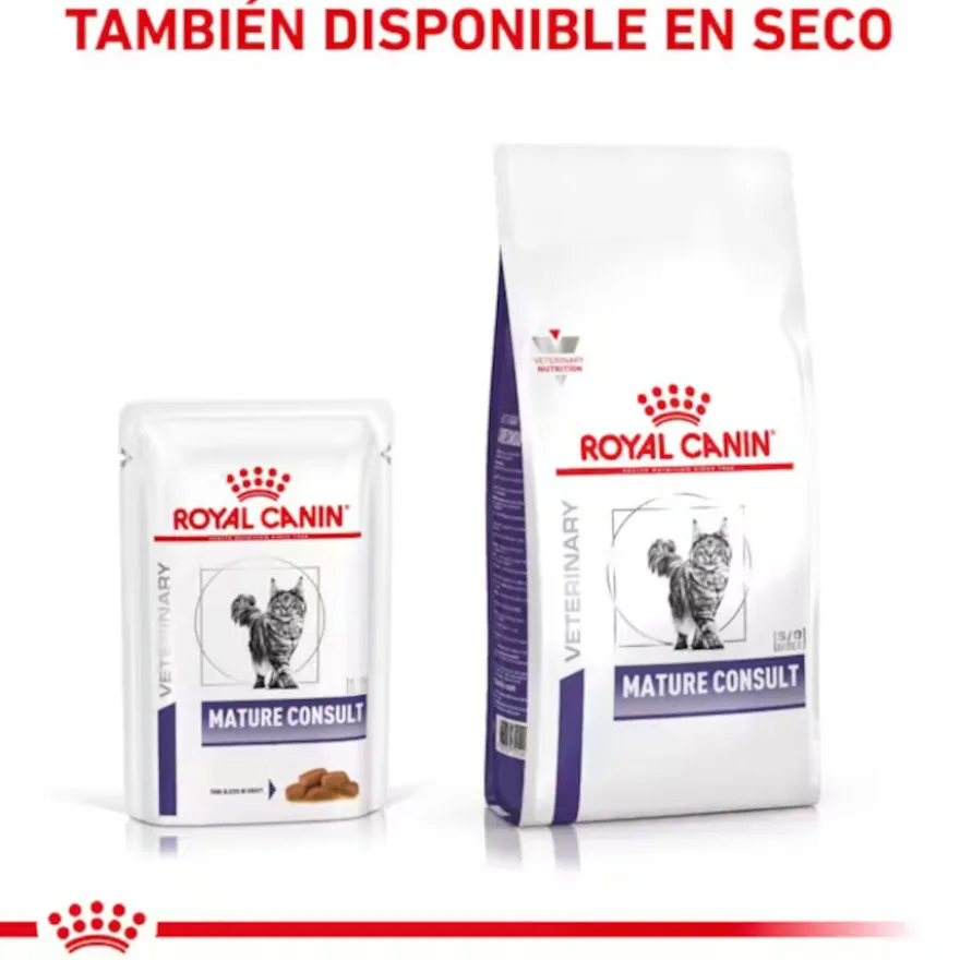Royal Canin Mature Consult Láminas em molho Sachet para gatos
