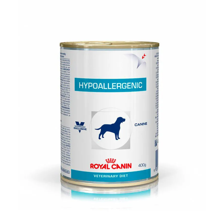 Royal Canin Veterinary Diet Hypoallergenic lata para cães