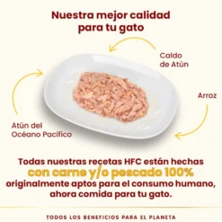 Sachê de atum do Pacífico esterilizado com HFC da Almo Nature para gatos