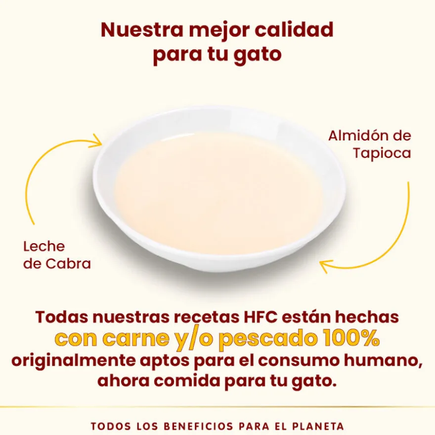 Sachê de leite de cabra Almo Nature HFC Hydration Help para gatos