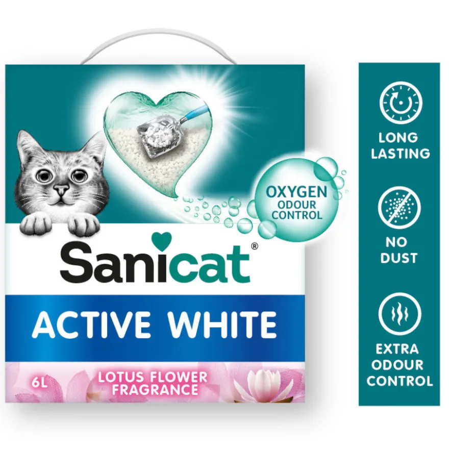 Sanicat Active Lotus Areia Aglomerante para gatos