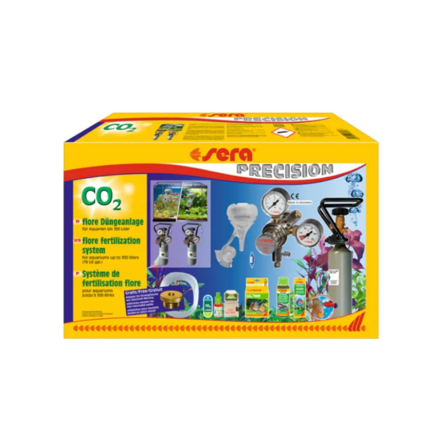 Sera Precision Kit de CO2 com sistema de fertilizantes para aquários