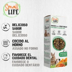 Small Life Barritas Snack com Vegetais para coelhos e Porquinhos da Índia