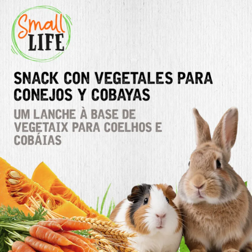 Small Life Barritas Snack com Vegetais para coelhos e Porquinhos da Índia