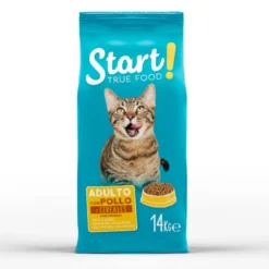 Start! Adulto Frango e Boi ração para gatos