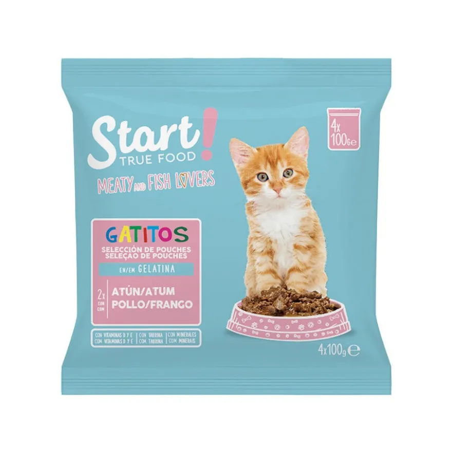 Start Kitten Mix Frango e Atum Geleia em saqueta