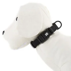 TK-Pet Neo Classic Coleira de Nylon Preta para cães