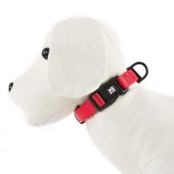 TK-Pet Neo Classic Coleira de Nylon Vermelha para cães