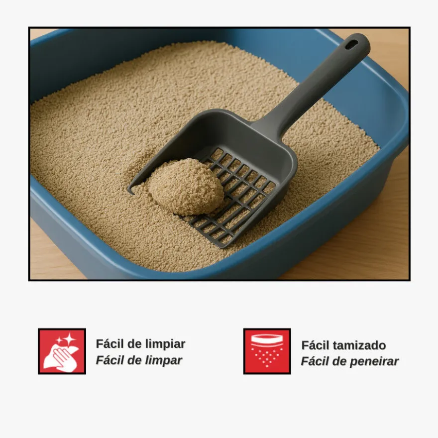 TK Pet Sanitary Scoop Pá de areia XL para gatos