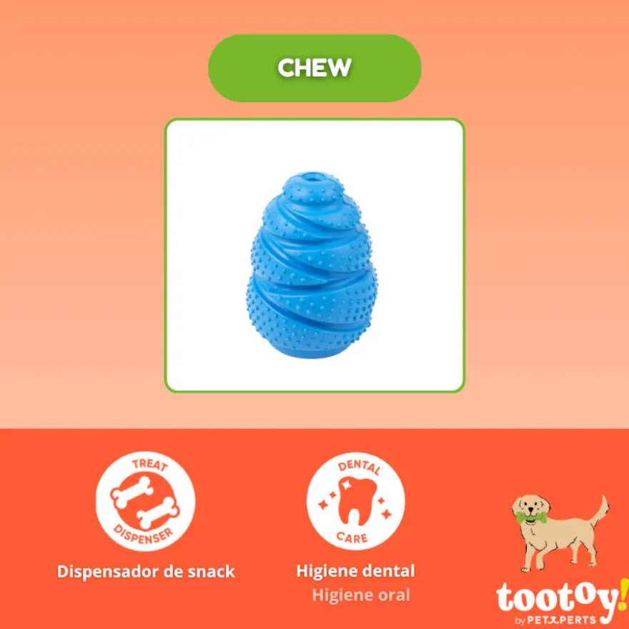 Tootoy! Chew Brinquedo interativo dispensador de snacks para cães