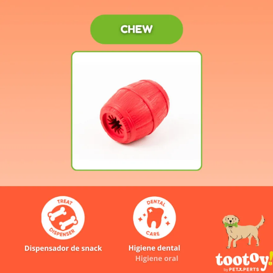Tootoy! Chew Brinquedo interativo dispensador de snacks para cães