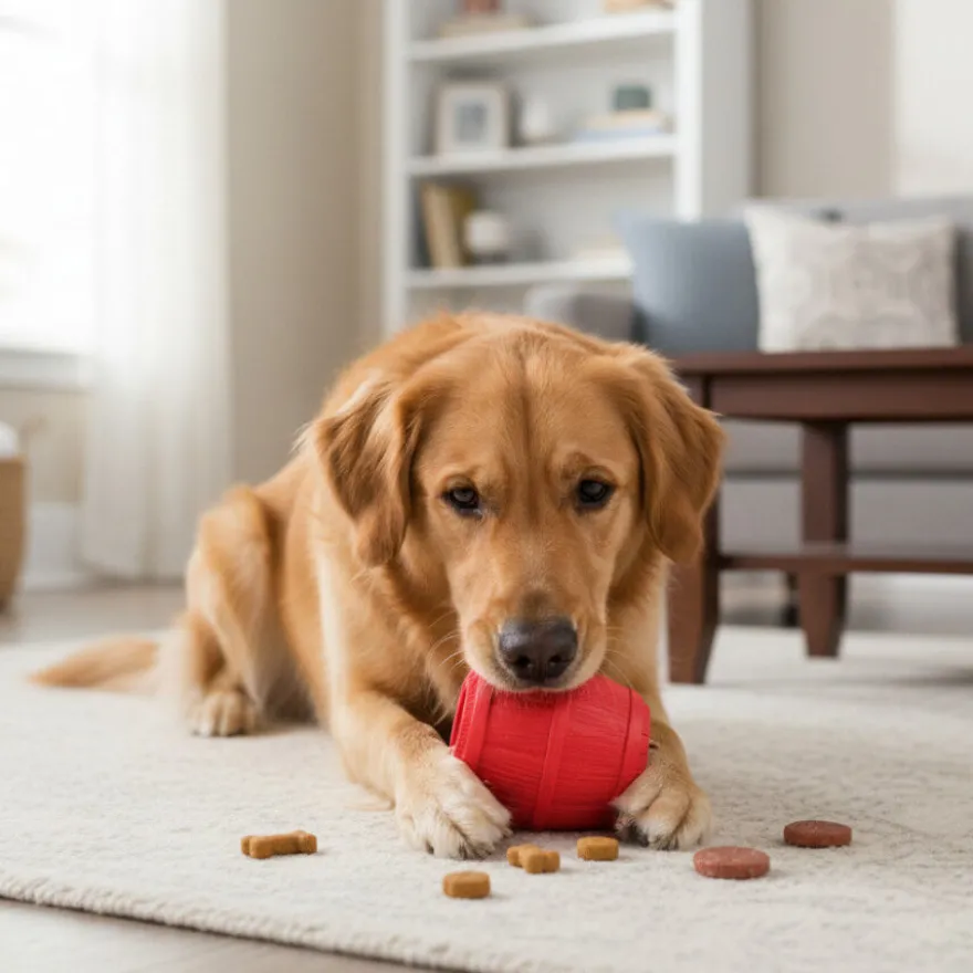 Tootoy! Chew Brinquedo interativo dispensador de snacks para cães