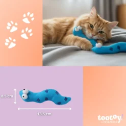 Tootoy! Comfort & Relax Peluch Conjunto de cobras pata gatos