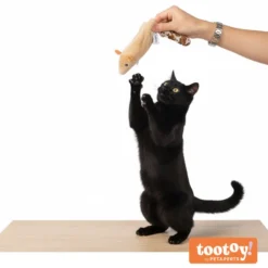 Tootoy! Interactive & Stimulate Brinquedo Esquilo interativo para gatos