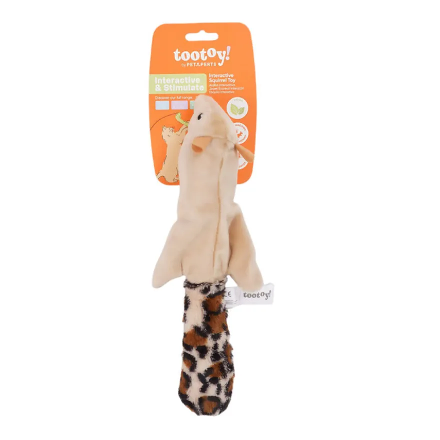 Tootoy! Interactive & Stimulate Brinquedo Esquilo interativo para gatos