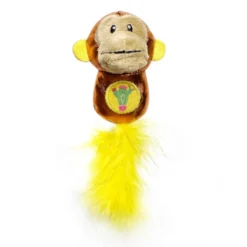 Tootoy! Kitten Peluche de macaco brilhante e lhama para gatos