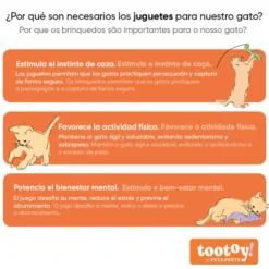 Tootoy! Kitten Vara axolote para gatos