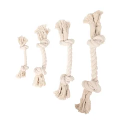 Tootoy! Pull Natural Rope Bone brinquedo corda para cães