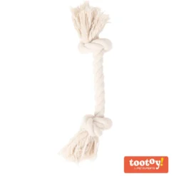 Tootoy! Pull Natural Rope Bone brinquedo corda para cães