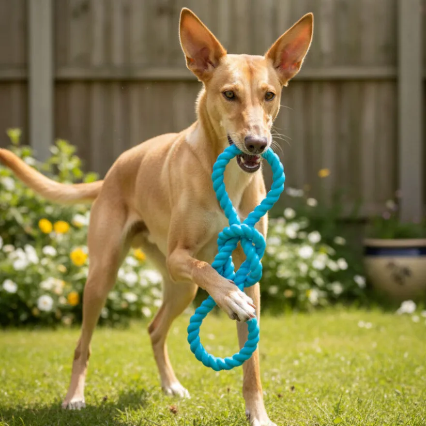 Tootoy! Pull Nó de borracha de brinquedo para cães