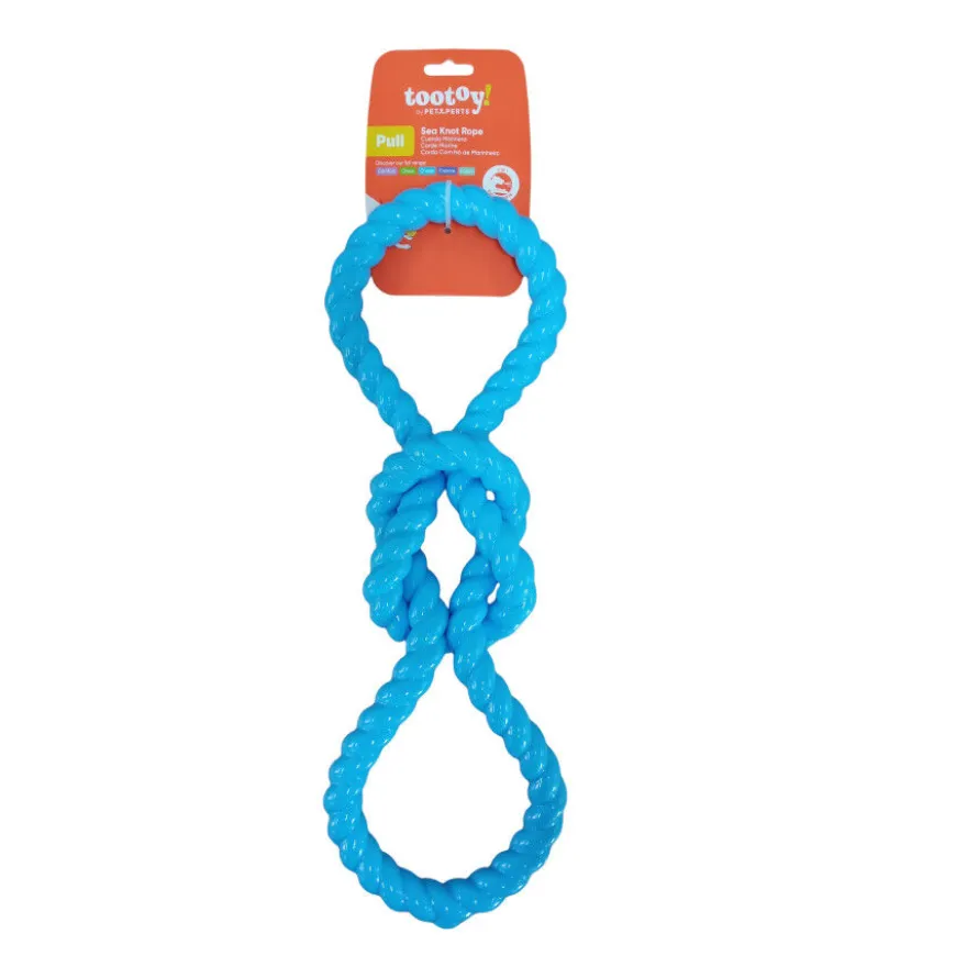 Tootoy! Pull Nó de borracha de brinquedo para cães