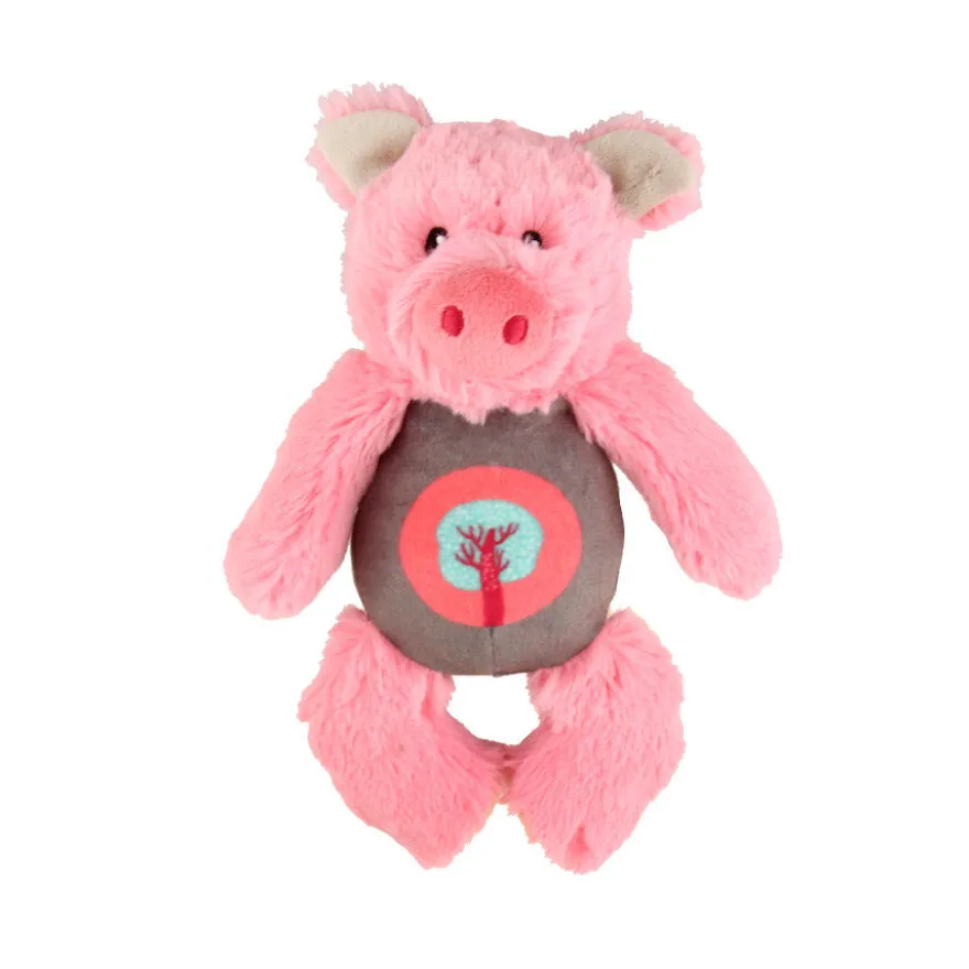 Tootoy! Puppy Pink Pig Cuddler peluche para cães