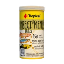 Tropical Insect Menu Flocos de Insetos para Peixes Ornamentais