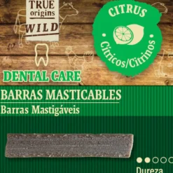 True Origins Dental Care Chewing Sticks Snack para cães