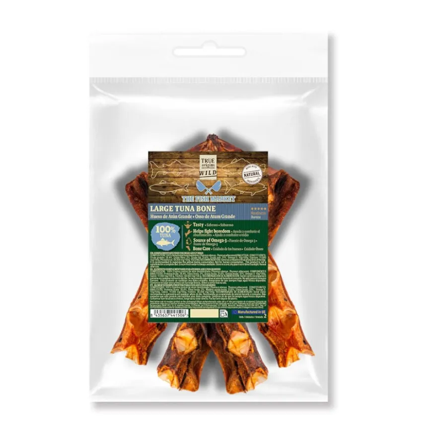True Origins Osso de Atum Grande Snack para cães