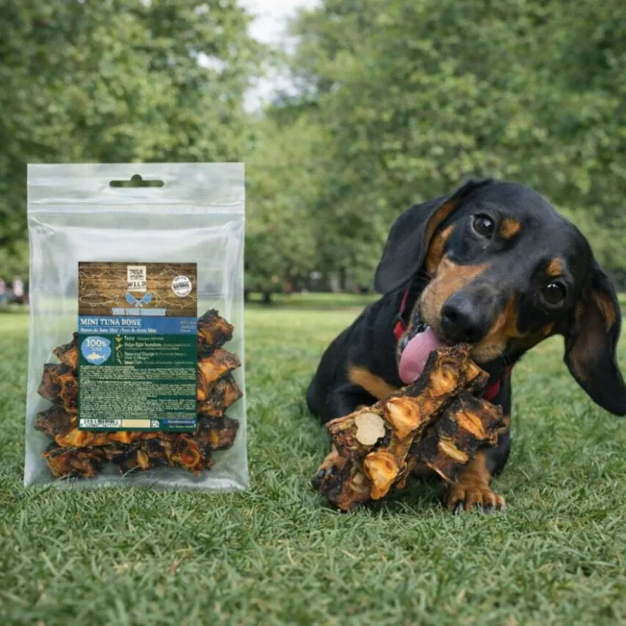 True Origins Osso Mini de Atum Snack para cães