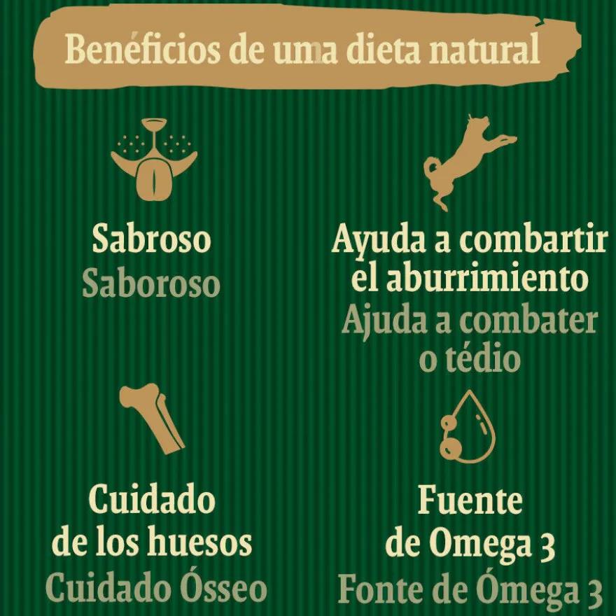 True Origins Osso Mini de Atum Snack para cães