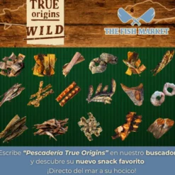 True Origins Pele de Fletão Negra Snack para cães